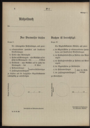 Post- und Telegraphen-Verordnungsblatt für das Verwaltungsgebiet des K.-K. Handelsministeriums 19140102 Seite: 6