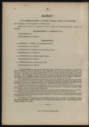 Post- und Telegraphen-Verordnungsblatt für das Verwaltungsgebiet des K.-K. Handelsministeriums 19140102 Seite: 8