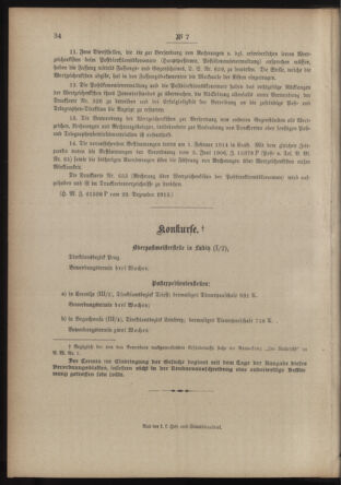 Post- und Telegraphen-Verordnungsblatt für das Verwaltungsgebiet des K.-K. Handelsministeriums 19140112 Seite: 6