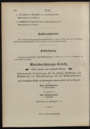 Post- und Telegraphen-Verordnungsblatt für das Verwaltungsgebiet des K.-K. Handelsministeriums 19140219 Seite: 4