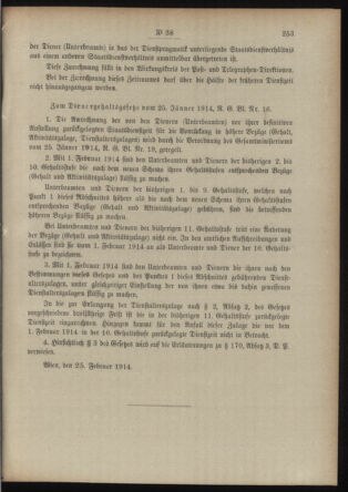 Post- und Telegraphen-Verordnungsblatt für das Verwaltungsgebiet des K.-K. Handelsministeriums 19140228 Seite: 3