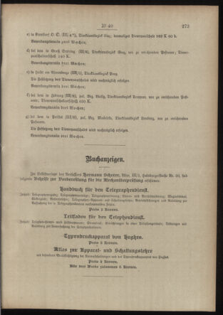 Post- und Telegraphen-Verordnungsblatt für das Verwaltungsgebiet des K.-K. Handelsministeriums 19140306 Seite: 3