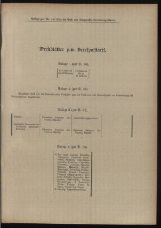 Post- und Telegraphen-Verordnungsblatt für das Verwaltungsgebiet des K.-K. Handelsministeriums 19140309 Seite: 3