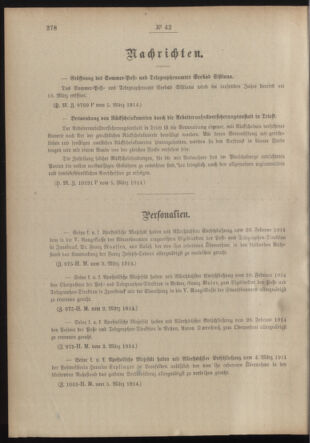 Post- und Telegraphen-Verordnungsblatt für das Verwaltungsgebiet des K.-K. Handelsministeriums 19140310 Seite: 2