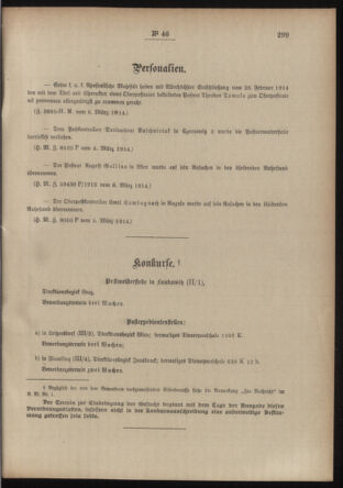 Post- und Telegraphen-Verordnungsblatt für das Verwaltungsgebiet des K.-K. Handelsministeriums 19140314 Seite: 3