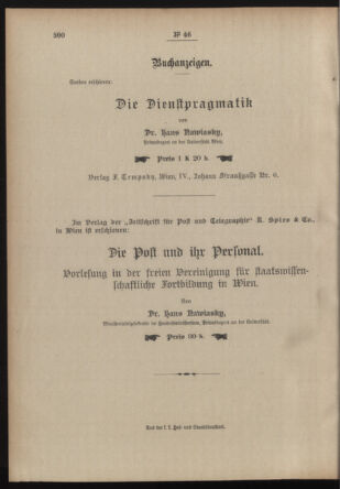 Post- und Telegraphen-Verordnungsblatt für das Verwaltungsgebiet des K.-K. Handelsministeriums 19140314 Seite: 4