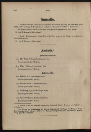 Post- und Telegraphen-Verordnungsblatt für das Verwaltungsgebiet des K.-K. Handelsministeriums 19140401 Seite: 2