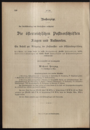 Post- und Telegraphen-Verordnungsblatt für das Verwaltungsgebiet des K.-K. Handelsministeriums 19140401 Seite: 4