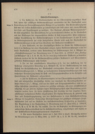 Post- und Telegraphen-Verordnungsblatt für das Verwaltungsgebiet des K.-K. Handelsministeriums 19140612 Seite: 12