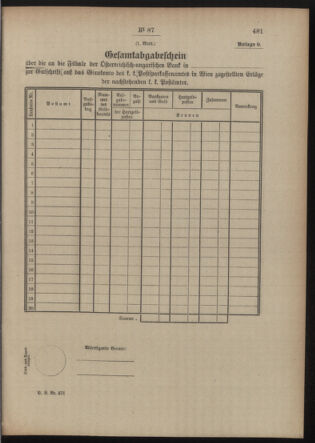 Post- und Telegraphen-Verordnungsblatt für das Verwaltungsgebiet des K.-K. Handelsministeriums 19140612 Seite: 23