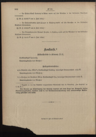 Post- und Telegraphen-Verordnungsblatt für das Verwaltungsgebiet des K.-K. Handelsministeriums 19140617 Seite: 4