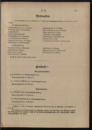 Post- und Telegraphen-Verordnungsblatt für das Verwaltungsgebiet des K.-K. Handelsministeriums 19140620 Seite: 3