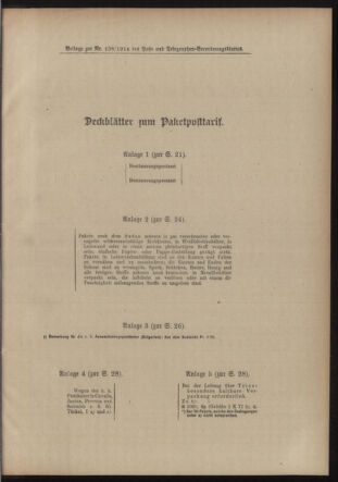 Post- und Telegraphen-Verordnungsblatt für das Verwaltungsgebiet des K.-K. Handelsministeriums 19140921 Seite: 5