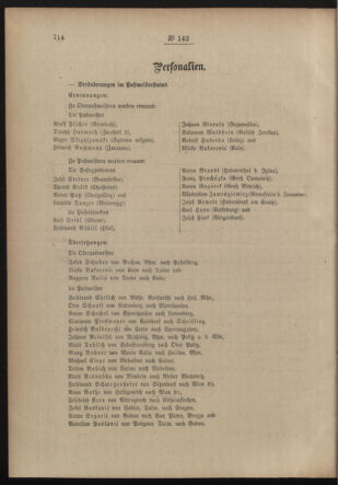 Post- und Telegraphen-Verordnungsblatt für das Verwaltungsgebiet des K.-K. Handelsministeriums 19140930 Seite: 2