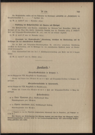 Post- und Telegraphen-Verordnungsblatt für das Verwaltungsgebiet des K.-K. Handelsministeriums 19141117 Seite: 3