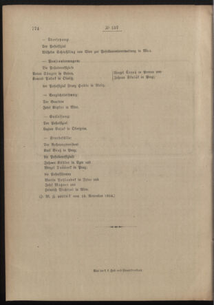 Post- und Telegraphen-Verordnungsblatt für das Verwaltungsgebiet des K.-K. Handelsministeriums 19141125 Seite: 4