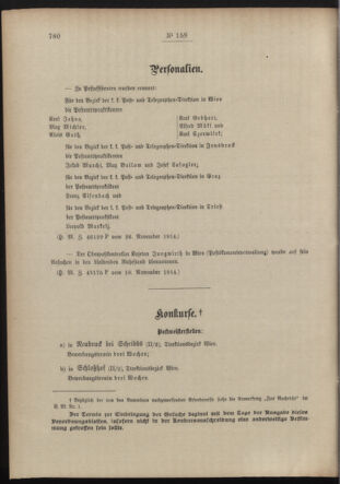 Post- und Telegraphen-Verordnungsblatt für das Verwaltungsgebiet des K.-K. Handelsministeriums 19141202 Seite: 2