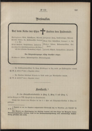 Post- und Telegraphen-Verordnungsblatt für das Verwaltungsgebiet des K.-K. Handelsministeriums 19141211 Seite: 3