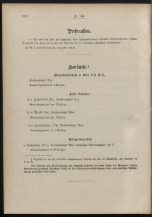 Post- und Telegraphen-Verordnungsblatt für das Verwaltungsgebiet des K.-K. Handelsministeriums 19141221 Seite: 2