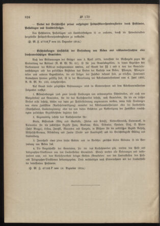 Post- und Telegraphen-Verordnungsblatt für das Verwaltungsgebiet des K.-K. Handelsministeriums 19141231 Seite: 2