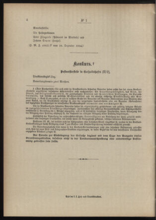 Post- und Telegraphen-Verordnungsblatt für das Verwaltungsgebiet des K.-K. Handelsministeriums 19150104 Seite: 4