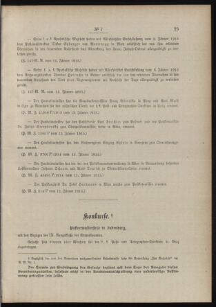 Post- und Telegraphen-Verordnungsblatt für das Verwaltungsgebiet des K.-K. Handelsministeriums 19150120 Seite: 3