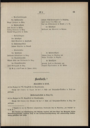 Post- und Telegraphen-Verordnungsblatt für das Verwaltungsgebiet des K.-K. Handelsministeriums 19150127 Seite: 3