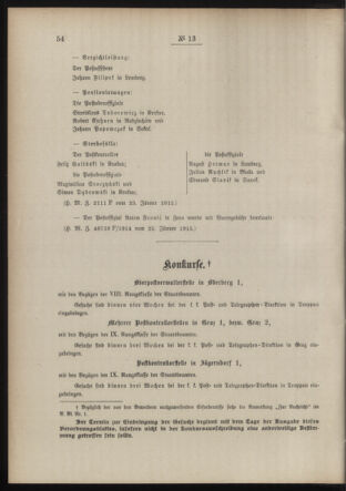 Post- und Telegraphen-Verordnungsblatt für das Verwaltungsgebiet des K.-K. Handelsministeriums 19150203 Seite: 2