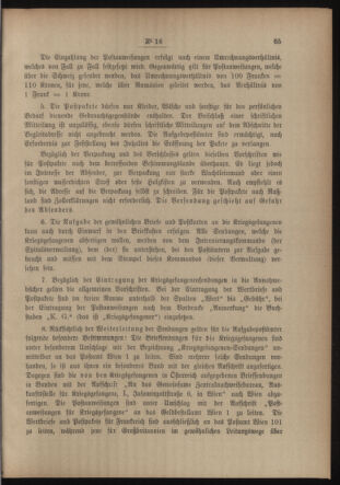 Post- und Telegraphen-Verordnungsblatt für das Verwaltungsgebiet des K.-K. Handelsministeriums 19150208 Seite: 3