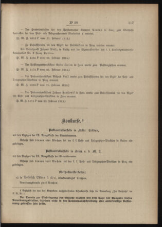 Post- und Telegraphen-Verordnungsblatt für das Verwaltungsgebiet des K.-K. Handelsministeriums 19150304 Seite: 3