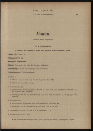 Post- und Telegraphen-Verordnungsblatt für das Verwaltungsgebiet des K.-K. Handelsministeriums 19150319 Seite: 13