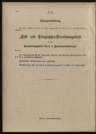 Post- und Telegraphen-Verordnungsblatt für das Verwaltungsgebiet des K.-K. Handelsministeriums 19150406 Seite: 4