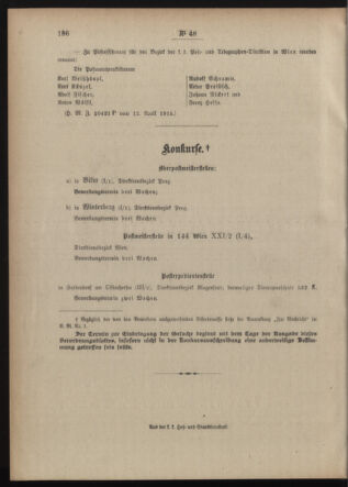 Post- und Telegraphen-Verordnungsblatt für das Verwaltungsgebiet des K.-K. Handelsministeriums 19150416 Seite: 4