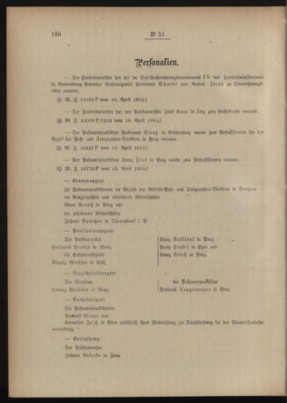 Post- und Telegraphen-Verordnungsblatt für das Verwaltungsgebiet des K.-K. Handelsministeriums 19150422 Seite: 2