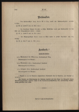 Post- und Telegraphen-Verordnungsblatt für das Verwaltungsgebiet des K.-K. Handelsministeriums 19150529 Seite: 2