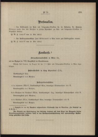 Post- und Telegraphen-Verordnungsblatt für das Verwaltungsgebiet des K.-K. Handelsministeriums 19150605 Seite: 3