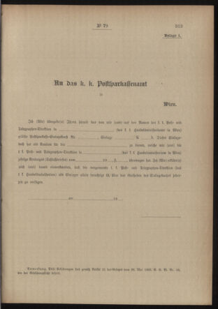 Post- und Telegraphen-Verordnungsblatt für das Verwaltungsgebiet des K.-K. Handelsministeriums 19150701 Seite: 11