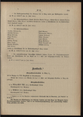 Post- und Telegraphen-Verordnungsblatt für das Verwaltungsgebiet des K.-K. Handelsministeriums 19150702 Seite: 3