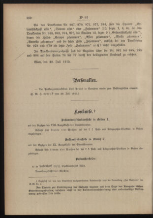 Post- und Telegraphen-Verordnungsblatt für das Verwaltungsgebiet des K.-K. Handelsministeriums 19150804 Seite: 2