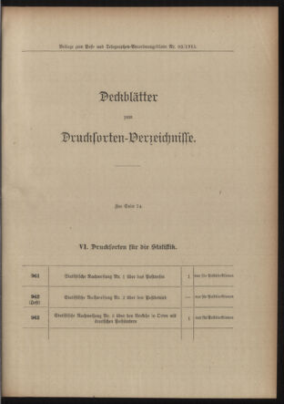 Post- und Telegraphen-Verordnungsblatt für das Verwaltungsgebiet des K.-K. Handelsministeriums 19150804 Seite: 5