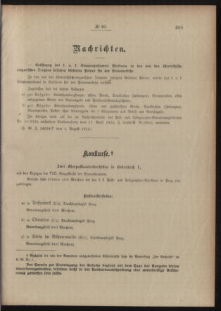 Post- und Telegraphen-Verordnungsblatt für das Verwaltungsgebiet des K.-K. Handelsministeriums 19150810 Seite: 3