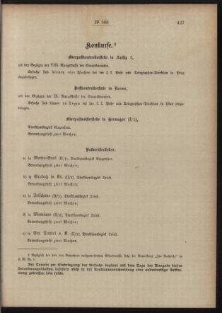 Post- und Telegraphen-Verordnungsblatt für das Verwaltungsgebiet des K.-K. Handelsministeriums 19150913 Seite: 3