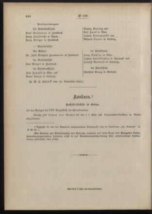 Post- und Telegraphen-Verordnungsblatt für das Verwaltungsgebiet des K.-K. Handelsministeriums 19150922 Seite: 4