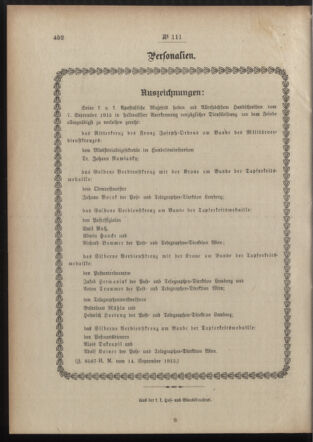 Post- und Telegraphen-Verordnungsblatt für das Verwaltungsgebiet des K.-K. Handelsministeriums 19150924 Seite: 4