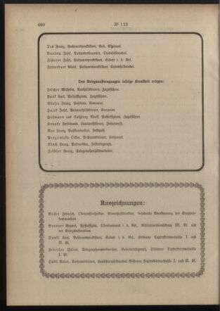 Post- und Telegraphen-Verordnungsblatt für das Verwaltungsgebiet des K.-K. Handelsministeriums 19150930 Seite: 4