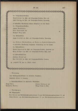 Post- und Telegraphen-Verordnungsblatt für das Verwaltungsgebiet des K.-K. Handelsministeriums 19151028 Seite: 3