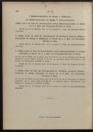 Post- und Telegraphen-Verordnungsblatt für das Verwaltungsgebiet des K.-K. Handelsministeriums 19151104 Seite: 4