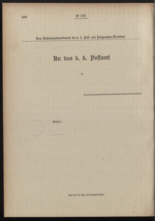 Post- und Telegraphen-Verordnungsblatt für das Verwaltungsgebiet des K.-K. Handelsministeriums 19151125 Seite: 6