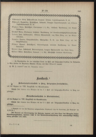 Post- und Telegraphen-Verordnungsblatt für das Verwaltungsgebiet des K.-K. Handelsministeriums 19151129 Seite: 5