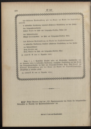 Post- und Telegraphen-Verordnungsblatt für das Verwaltungsgebiet des K.-K. Handelsministeriums 19151221 Seite: 4